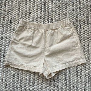 Aritzia Wilfred Free Cotton Linen Shorts